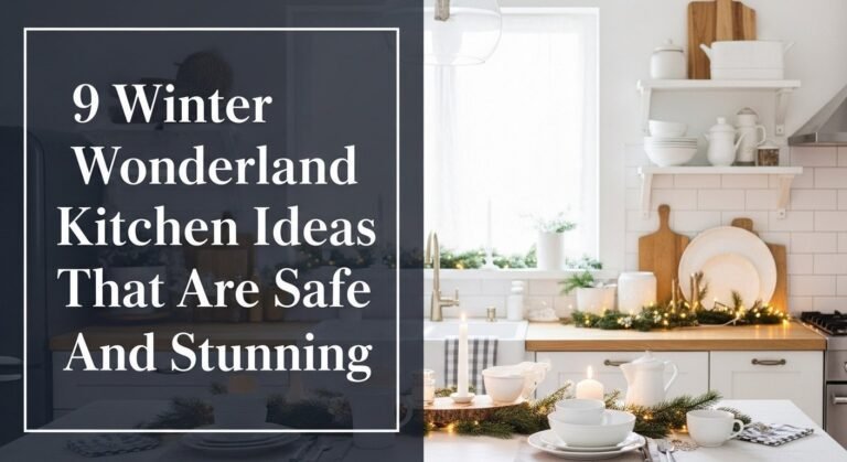 9 Winter Wonderland Kitchen Ideas That Are Safe And Stunning [year]