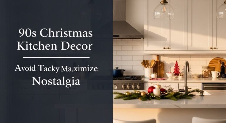 90s Christmas Kitchen Decor Avoid Tacky Maximize Nostalgia