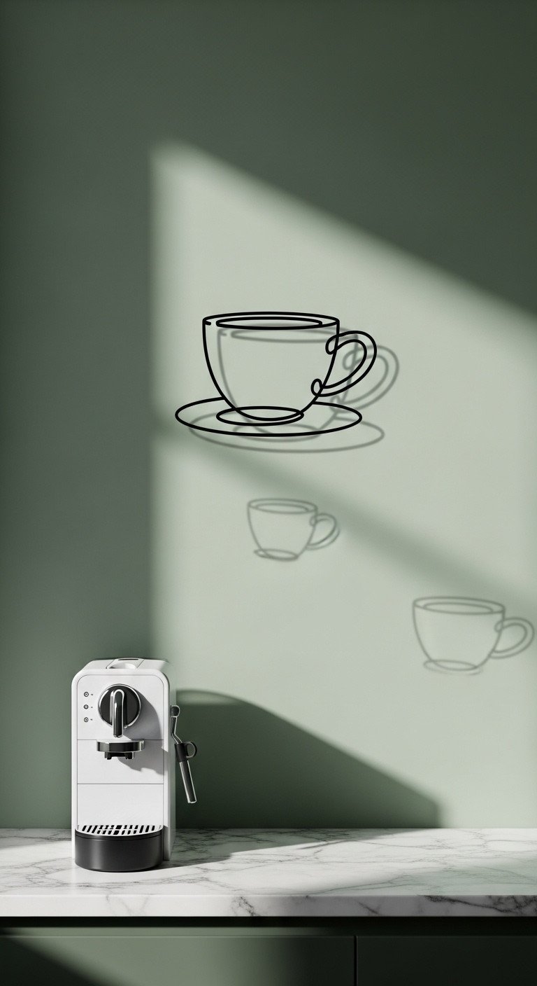 11 Stunning Ways To Style Sage Green Kitchen Wall Decor 17 A bohemian-style macrame wall hanging made of natural cotton rope on driftwood hangs on a soft sage green kitchen wall.