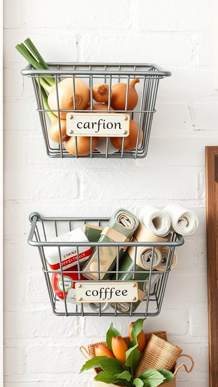 Cozy Rustic Kitchen Wall Decor Ideas To Add Instant Charm 11 A large arched windowpane mirror with a distressed black metal frame leaning against a wall on a rustic wooden sideboard.