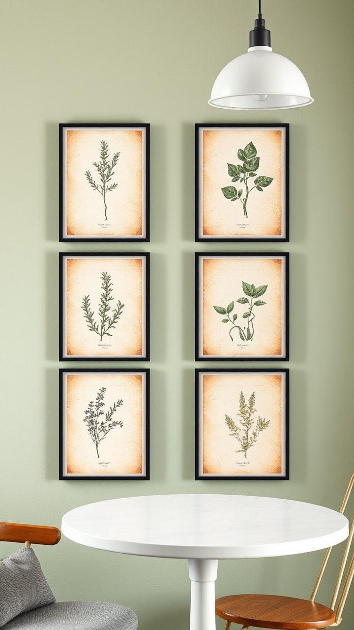 Cozy Rustic Kitchen Wall Decor Ideas To Add Instant Charm 5 A rectangular hand-painted farmhouse sign with black script lettering hanging on a rustic kitchen wall above a stove.