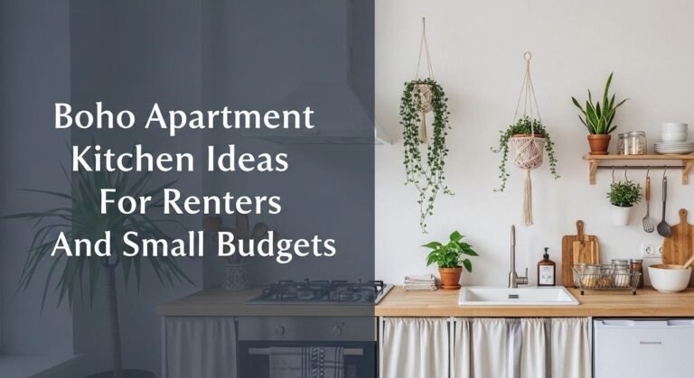 Boho Apartment Kitchen Ideas For Renters And Small Budgets
