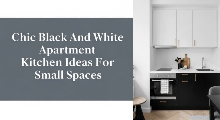 Chic Black And White Apartment Kitchen Ideas For Small Spaces 2 Chic Black And White Apartment Kitchen Ideas For Small Spaces