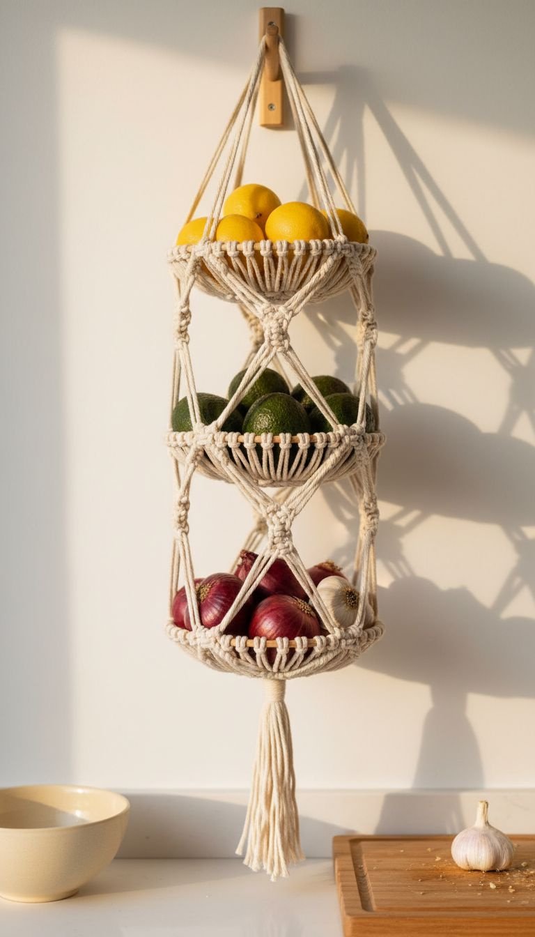 Close-up of a white kitchen wall with a cheerful accent of scattered, removable wall decals featuring yellow lemons and green leaves.