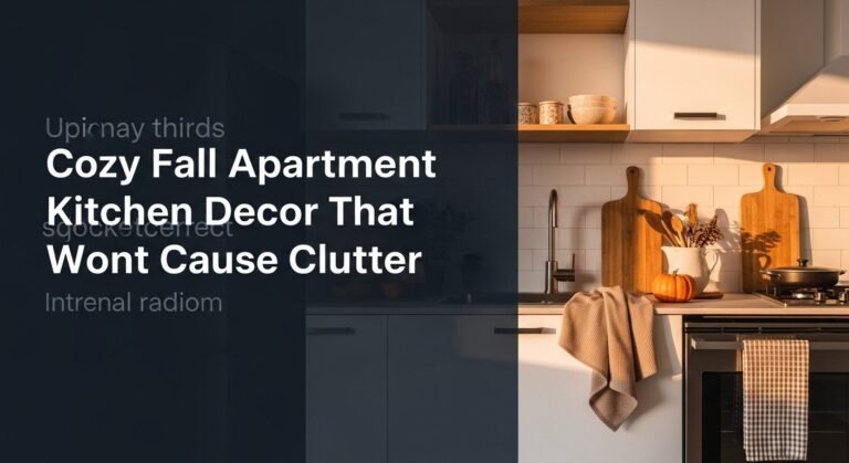 Cozy Fall Apartment Kitchen Decor That Wont Cause Clutter 1 Cozy Fall Apartment Kitchen Decor That Wont Cause Clutter