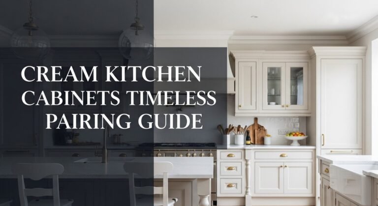 Cream Kitchen Cabinets Timeless Pairing Guide [year]