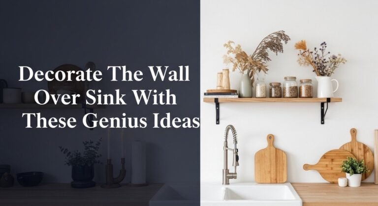 Decorate The Wall Over Your Sink With These Genius Ideas