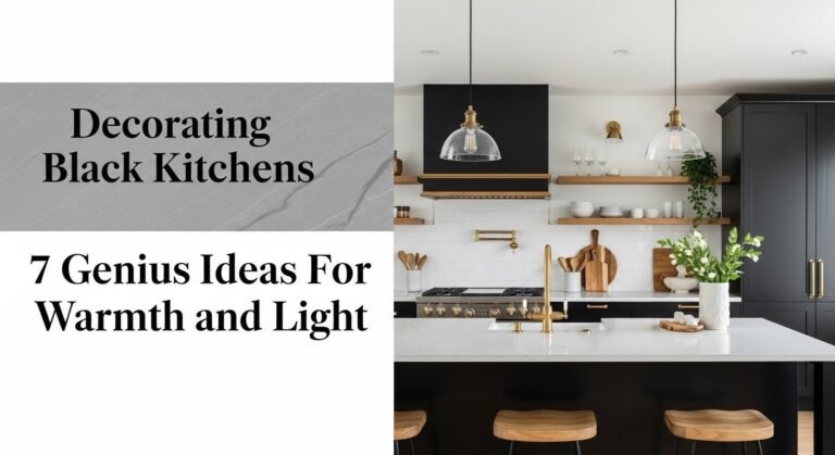 Decorating Black Kitchens 7 Genius Ideas For Warmth and Light