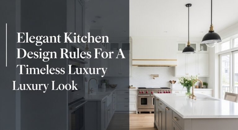 Elegant Kitchen Design Rules For A Timeless Luxury Look [year]