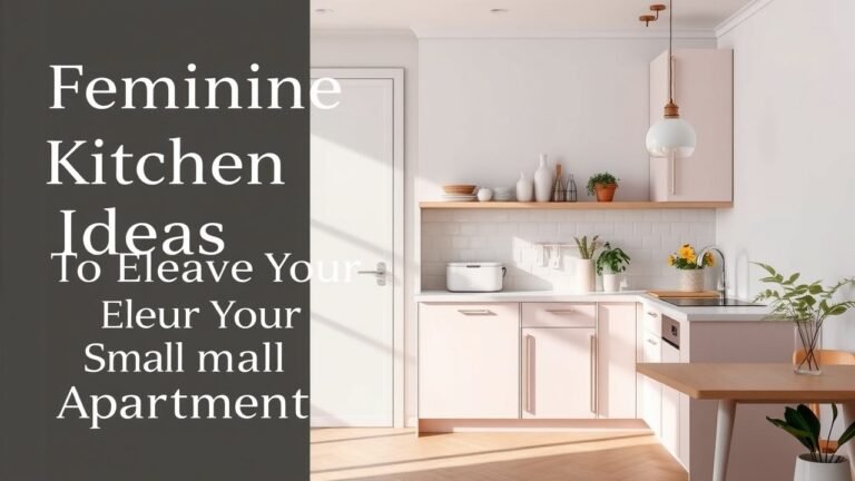 Feminine Kitchen Ideas To Elevate Your Small Apartment 2 Feminine Kitchen Ideas To Elevate Your Small Apartment