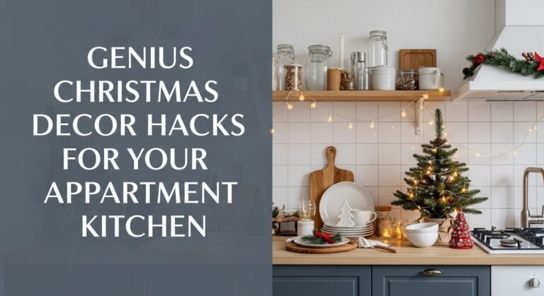Genius Christmas Decor Hacks for Your Apartment Kitchen [year]