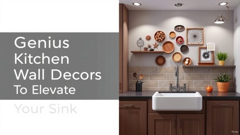 Genius Kitchen Wall Decor Ideas To Elevate Your Sink