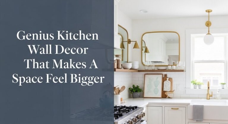 Genius Kitchen Wall Decor That Makes A Small Space Feel Bigger