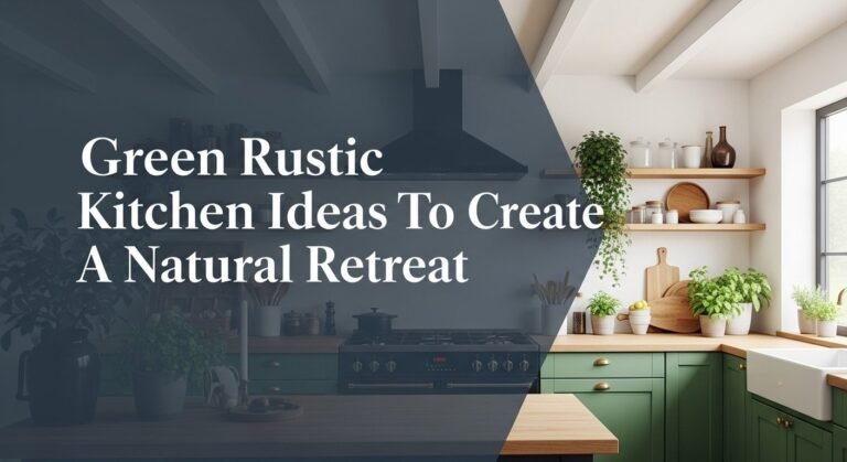 Green Rustic Kitchen Ideas To Create A Natural Retreat