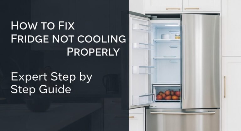 How to Fix Fridge Not Cooling Properly Expert Step by Step Guide