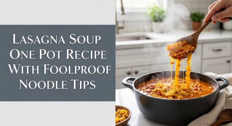 Lasagna Soup One Pot Recipe With Foolproof Noodle Tips