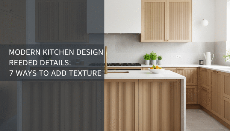Modern Kitchen Design Reeded Details: 7 Ways to Add Texture [year]