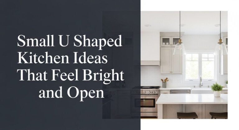 Small U Shaped Kitchen Ideas That Feel Bright and Open