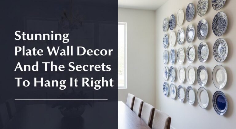 Stunning Plate Wall Decor And The Secrets To Hang It Right