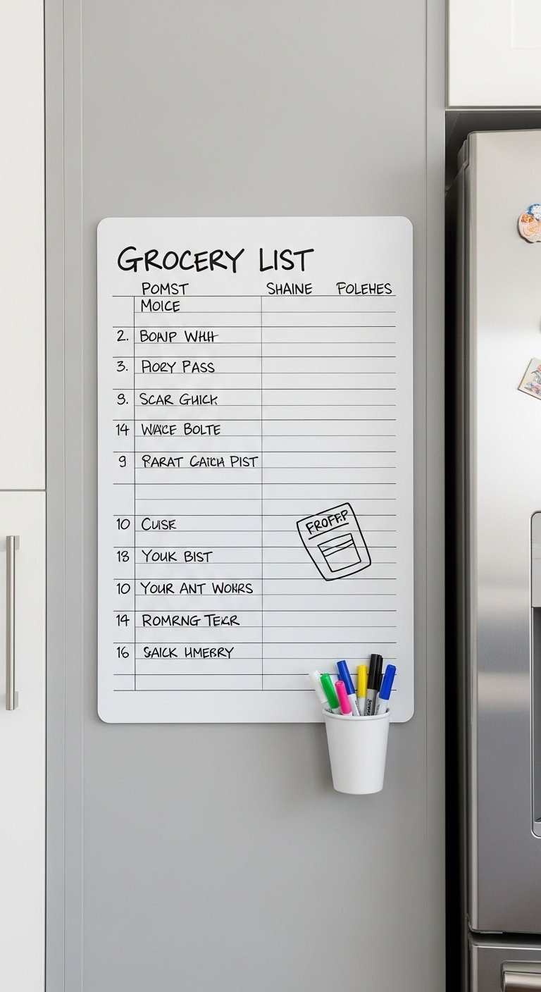 11 Genius Kitchen Wall Decor Ideas That Are Completely Damage Free 6 Two natural wood floating shelves on a white kitchen wall, styled with ceramic mugs, an ivy plant, and coffee beans.