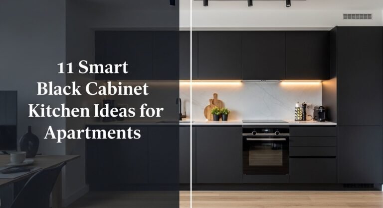 11 Smart Black Cabinet Kitchen Ideas For Apartments 10 11 Smart Black Cabinet Kitchen Ideas for Apartments