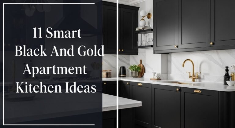 11 Smart Black And Gold Apartment Kitchen Ideas [year]
