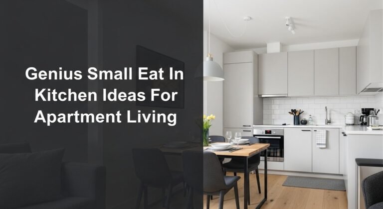Genius Small Eat In Kitchen Ideas For Apartment Living 8 Genius Small Eat In Kitchen Ideas For Apartment Living