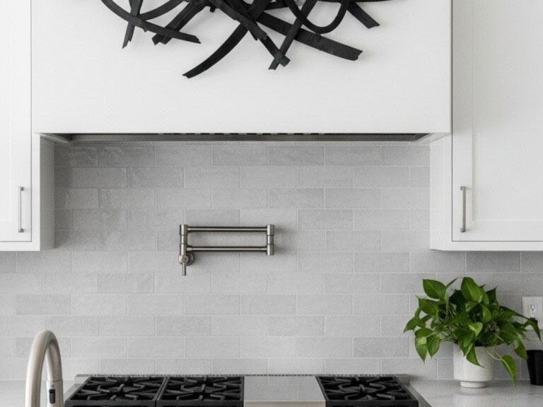 Safe And Stunning Decor For The Wall Above Your Stove
