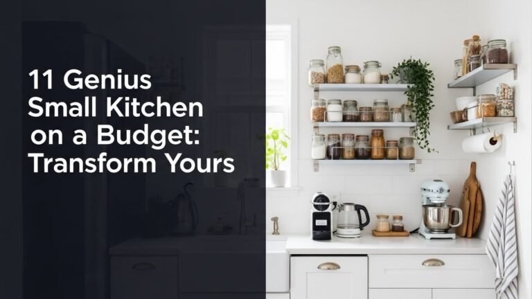 11 Genius Small Kitchen Ideas on a Budget: Transform Yours [year]