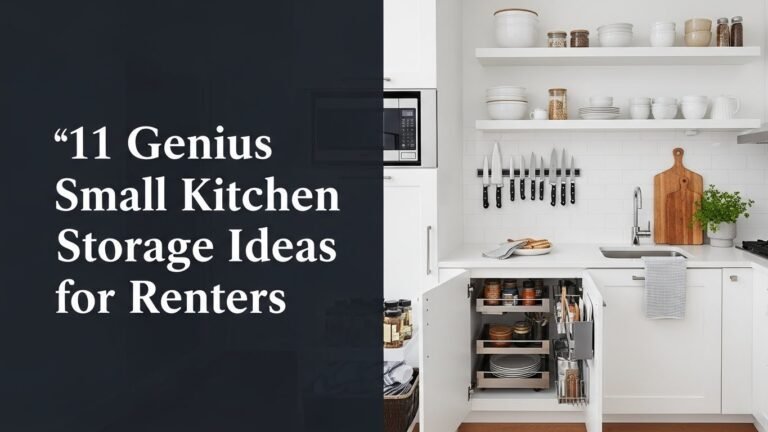 11 Genius Small Kitchen Storage Ideas for Renters [year]