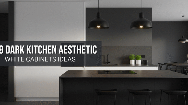 9 Dark Kitchen Aesthetic White Cabinets Ideas for [year]
