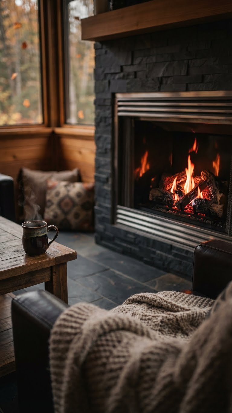 Outdoor Kitchen Gazebo Design Ideas That Are Complete And Proven 11 All-season enclosed gazebo with cozy fireplace, plush armchair, and warm autumn lighting