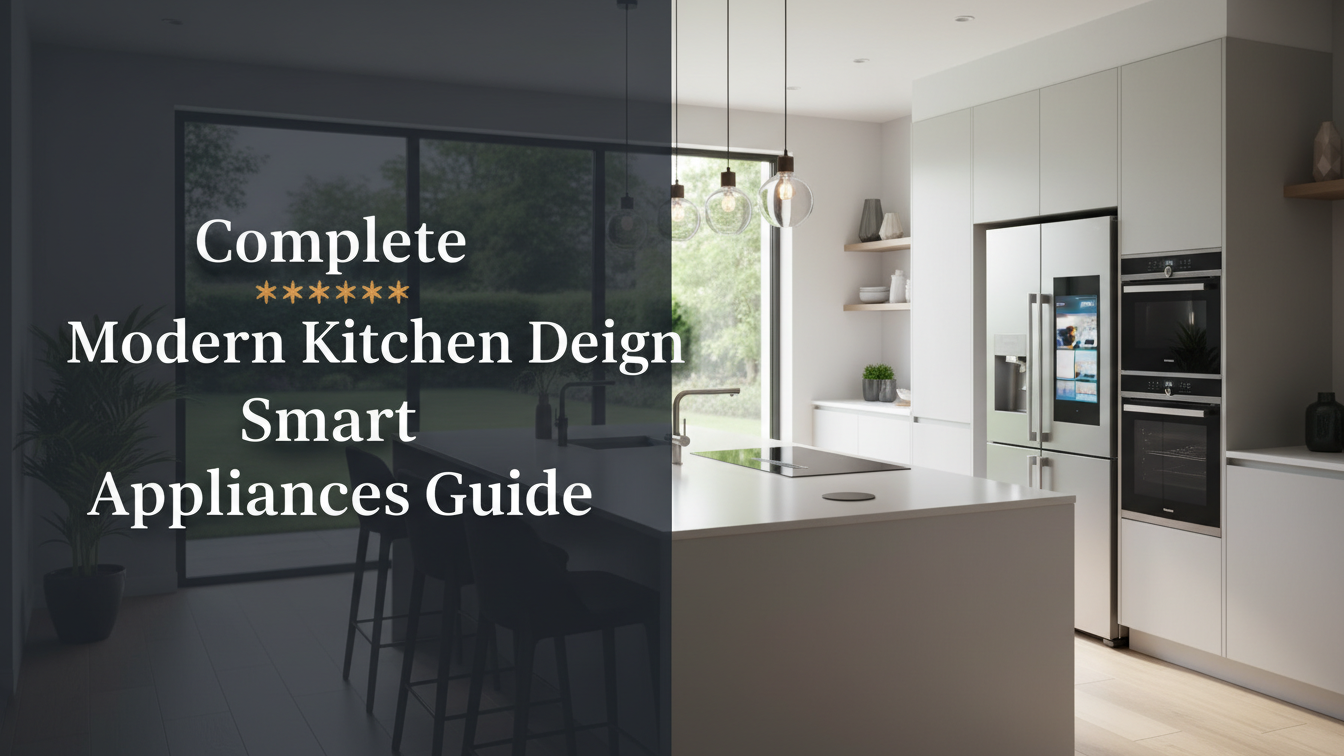 Complete Modern Kitchen Design Smart Appliances Guide 2026