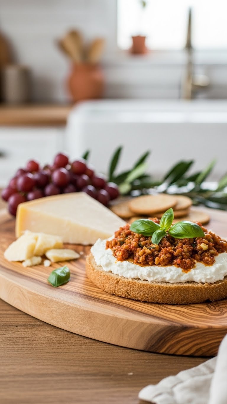 9 Proven Kitchen Gadgets Diy Projects For December 2025 1 DIY olive wood serving board with rich grain on rustic table surrounded by grapes, parmesan, and crackers in warm kitchen lighting.