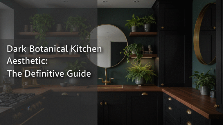 Dark Botanical Kitchen Aesthetic: The Definitive Guide 2 Dark Botanical Kitchen Aesthetic: The Definitive Guide