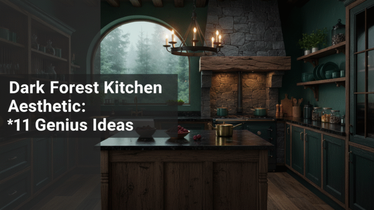 Dark Forest Kitchen Aesthetic: 11 Genius Ideas for [year]
