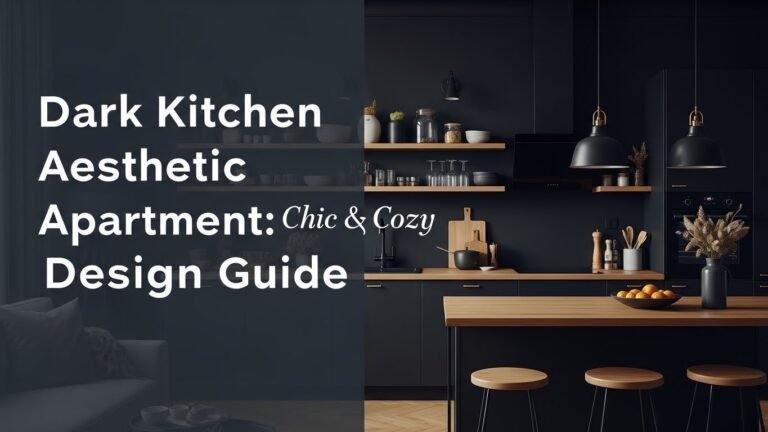 Dark Kitchen Aesthetic Apartment: Chic &Amp; Cozy Design Guide 1 Dark Kitchen Aesthetic Apartment: Chic & Cozy Design Guide