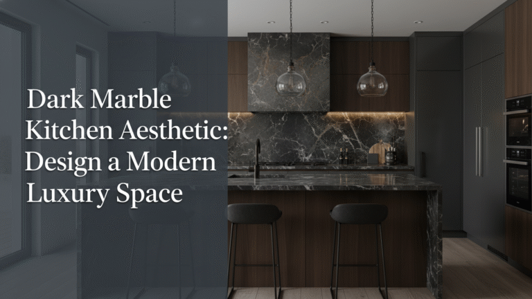 Dark Marble Kitchen Aesthetic: Design A Modern Luxury Space 3 Dark Marble Kitchen Aesthetic: Design a Modern Luxury Space
