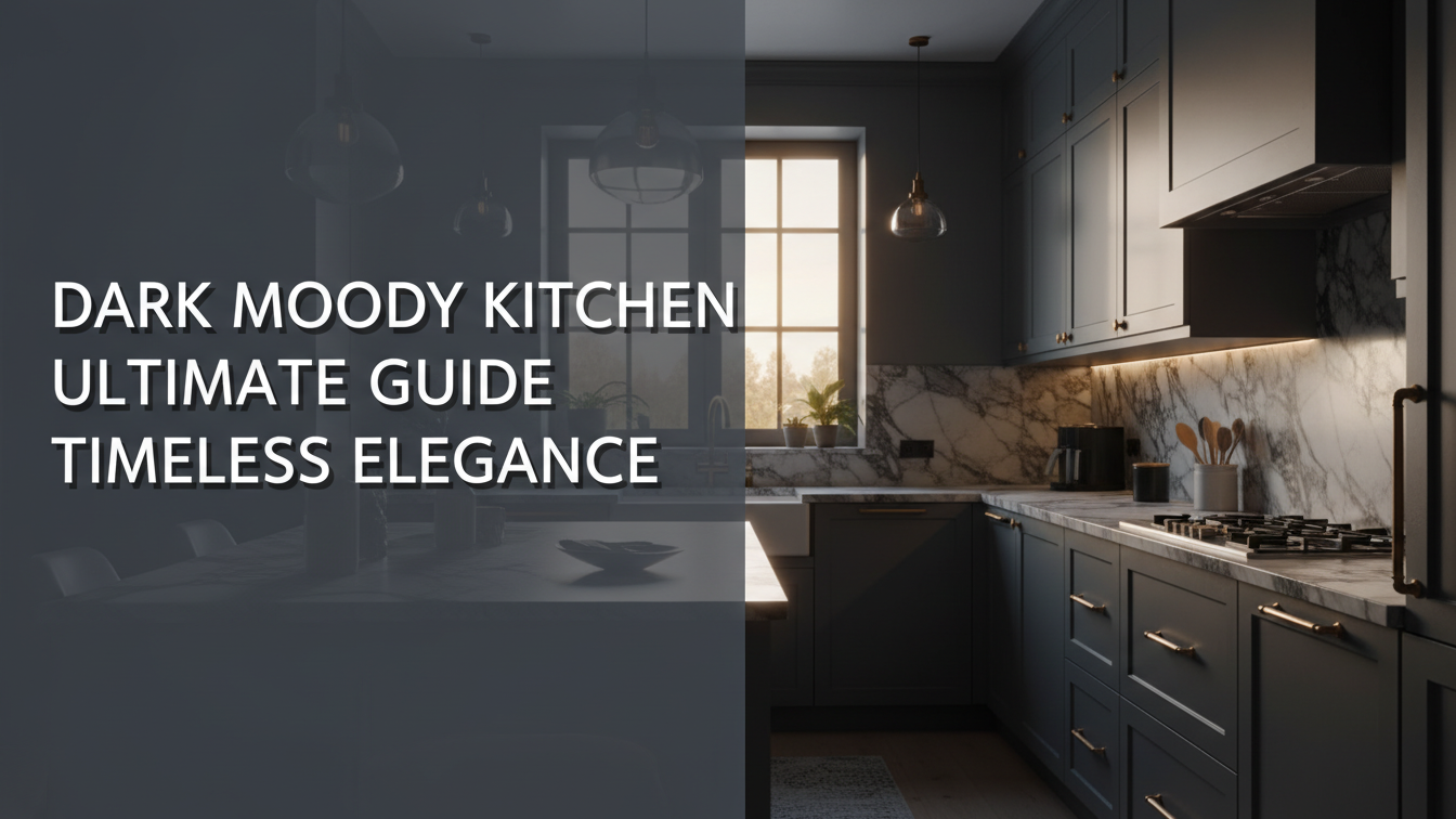 Dark Moody Kitchen Ultimate Guide Timeless Elegance 2026