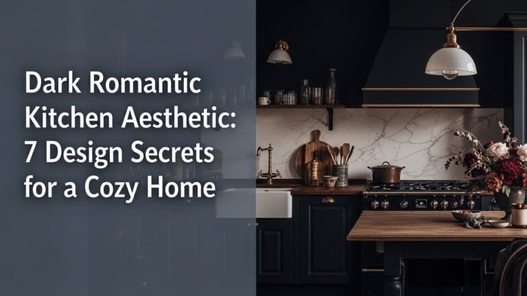 Dark Romantic Kitchen Aesthetic: 7 Design Secrets For A Cozy Home 3 Dark Romantic Kitchen Aesthetic: 7 Design Secrets for a Cozy Home