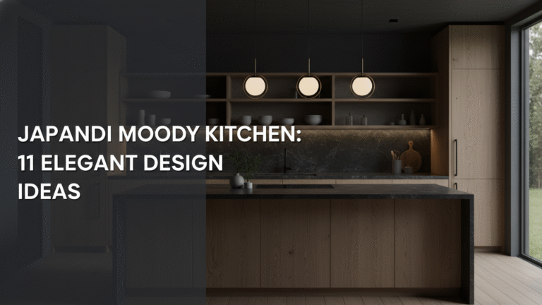 Japandi Moody Kitchen: 11 Elegant Design Ideas for [year]
