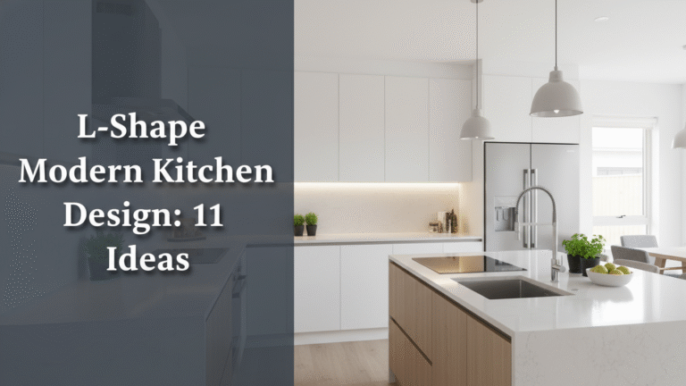 L-Shape Modern Kitchen Design: 11 Ideas for [month] [year]