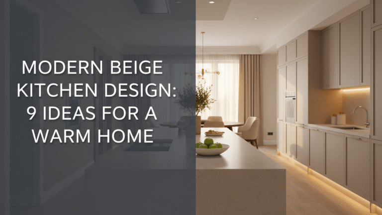 Modern Beige Kitchen Design: 9 Ideas for a Warm Home
