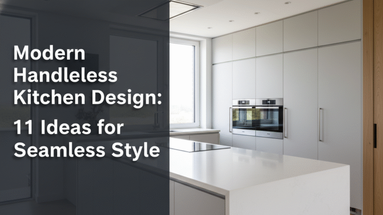 Modern Handleless Kitchen Design: 11 Ideas for Seamless Style