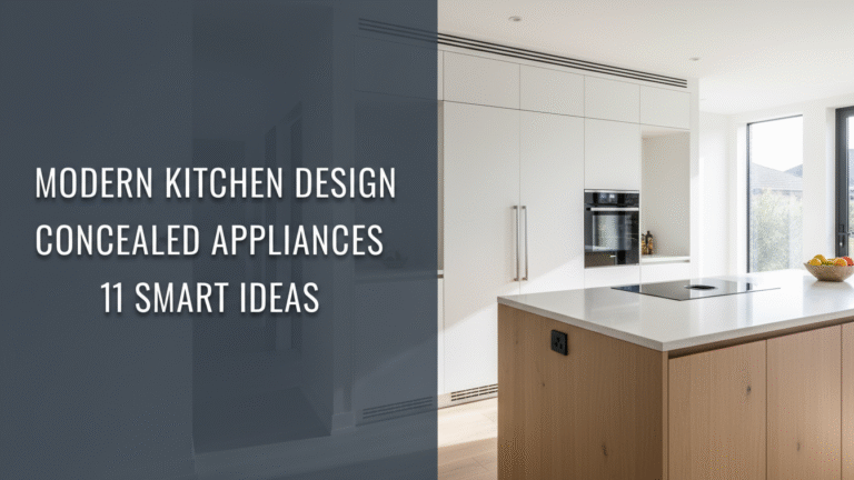 Modern Kitchen Design Concealed Appliances 11 Smart Ideas