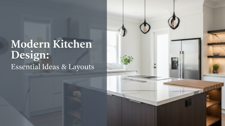 Modern Kitchen Island Design: Essential Ideas & Layouts