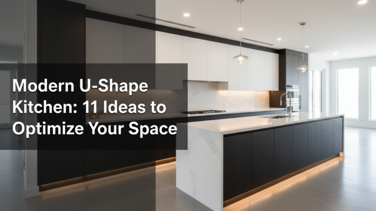 Modern U-Shape Kitchen: 11 Ideas to Optimize Your Space [month] [year]