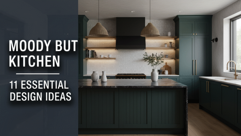 Moody But Bright Kitchen: 11 Essential Design Ideas