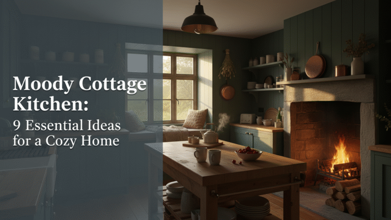 Moody Cottage Kitchen: 9 Essential Ideas for a Cozy Home