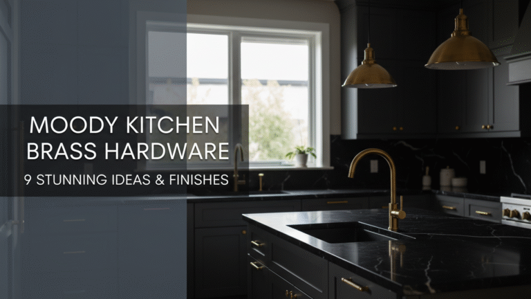 Moody Kitchen Brass Hardware: 9 Stunning Ideas & Finishes [year]